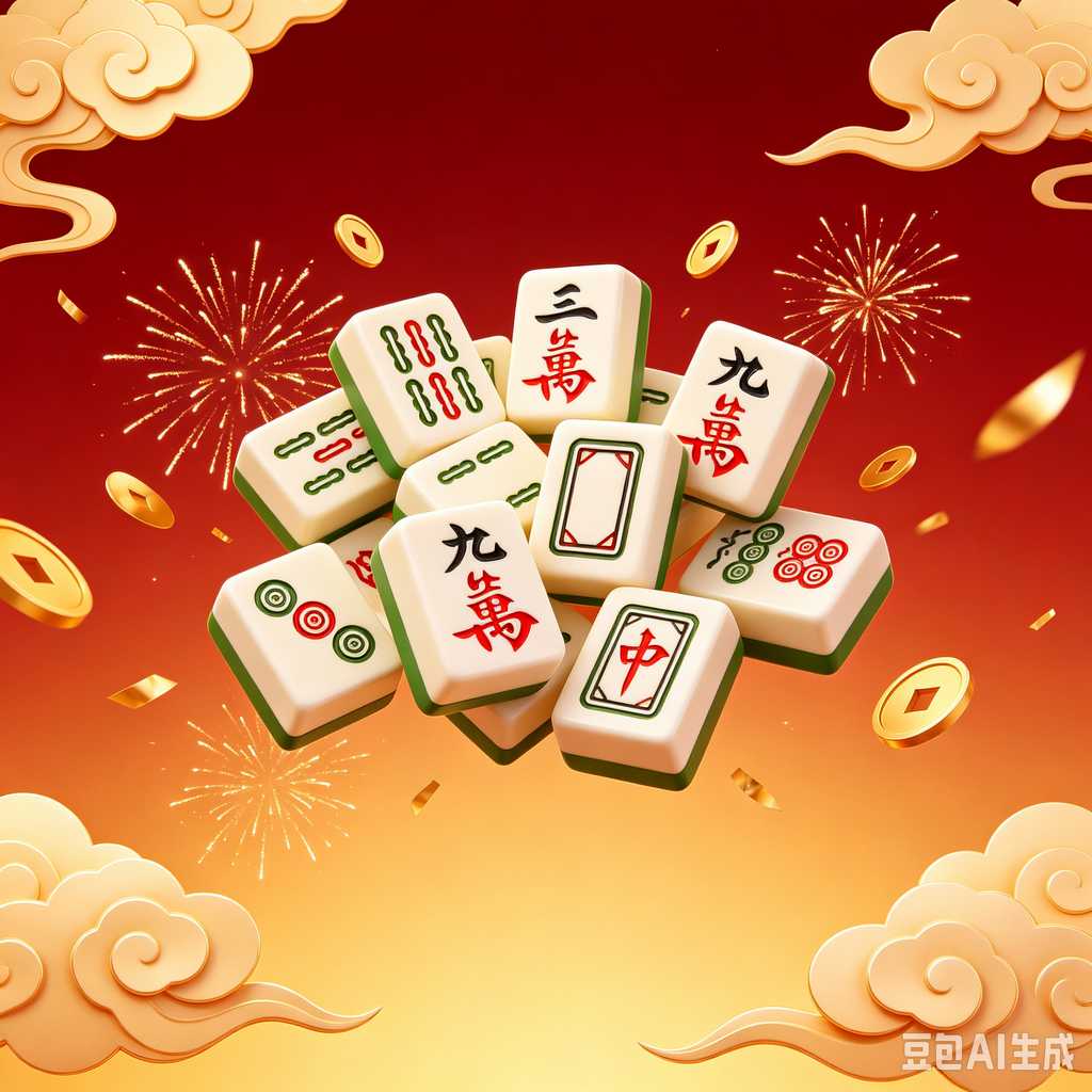 colorful mini mahjong tiles
